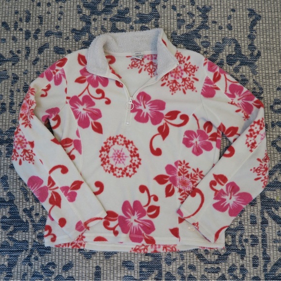 Sweaters Hibiscus Three Quarter Zip Fleece Poshmark